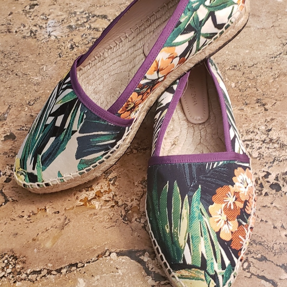 HPππ NEW Stuart Weitzman Tropical Espadrille - Picture 7 of 8